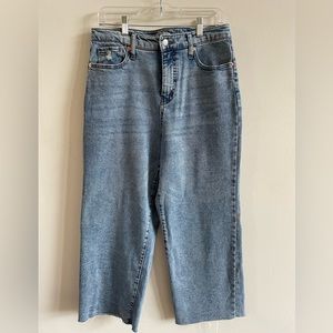 Wild Fable high-waisted cropped wide leg jeans